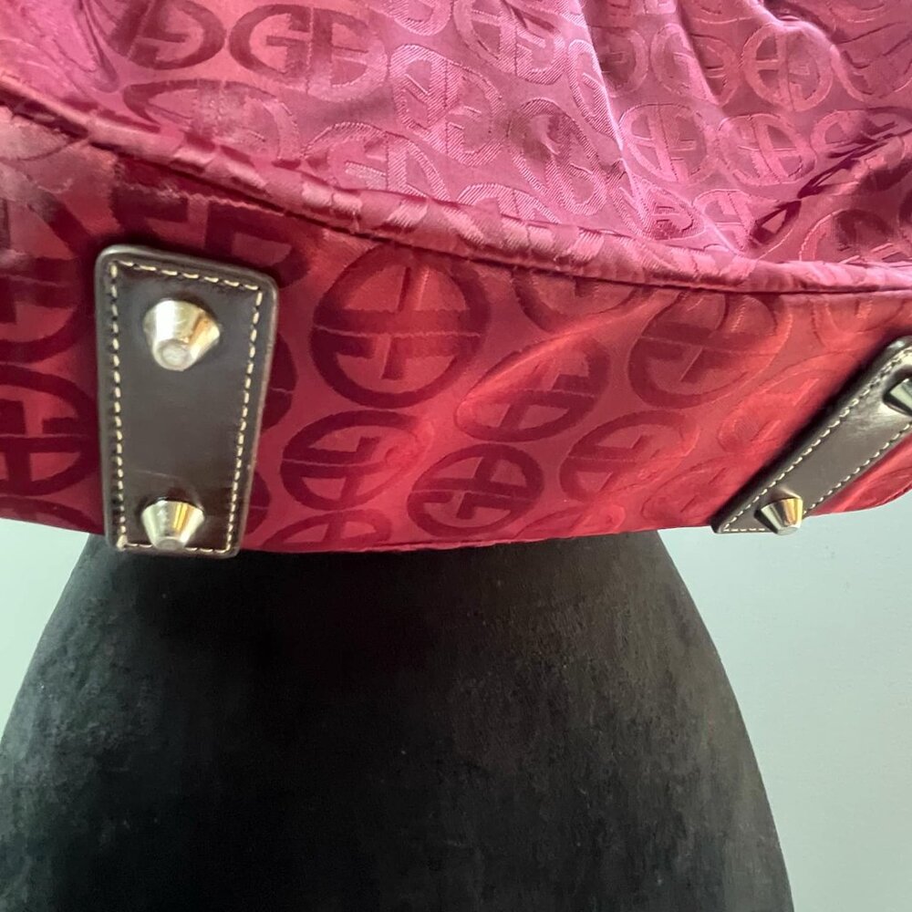 Giani Bernini Burgundy Jacquard Vintage Slouchy Shoulder Bag Witchy WhimsyFairy - Picture 16 of 16